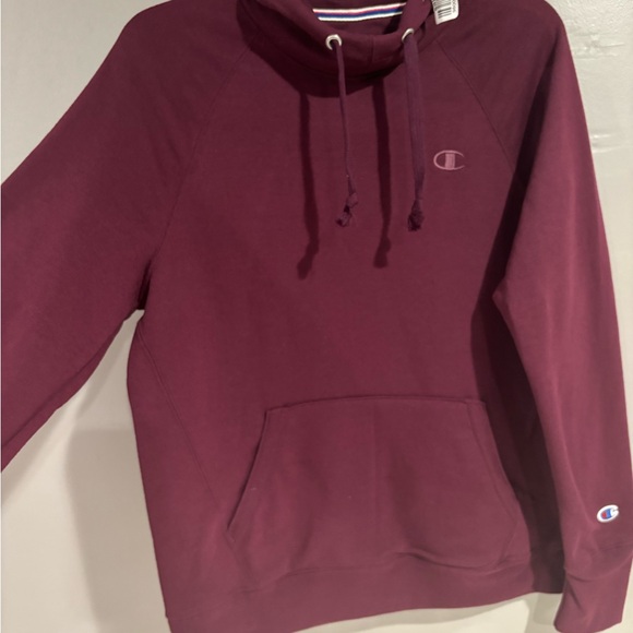 Champion Burgundy Athletic Hoodie - Picture 1 of 3